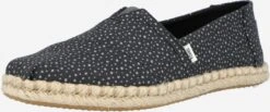 Toms Lage Schoenen Espadrilles Dames Zwart