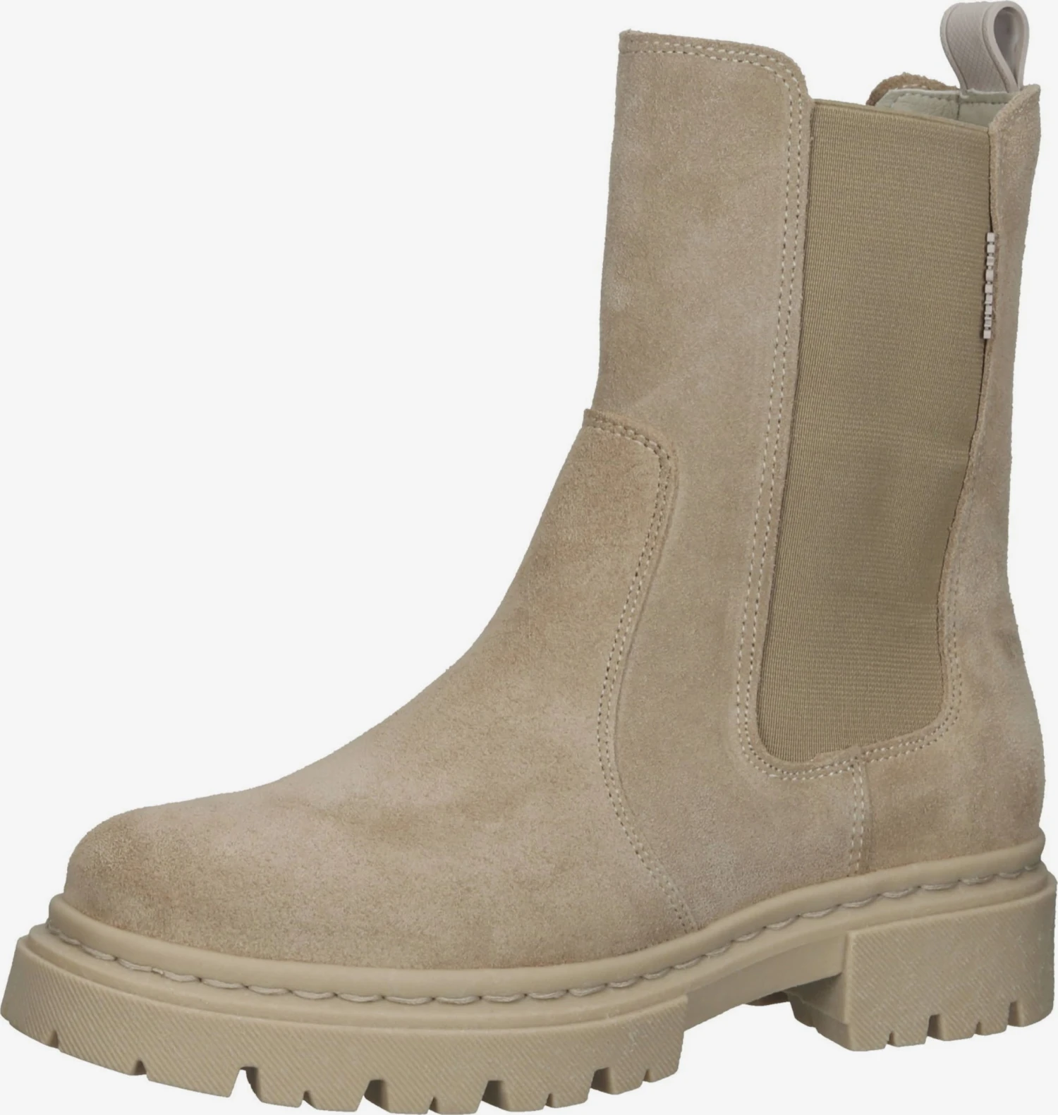 Bullboxer Enkellaarsjes Chelsea Boots Dames Beige 3 Bullboxer Enkellaarsjes Chelsea Boots Dames Beige