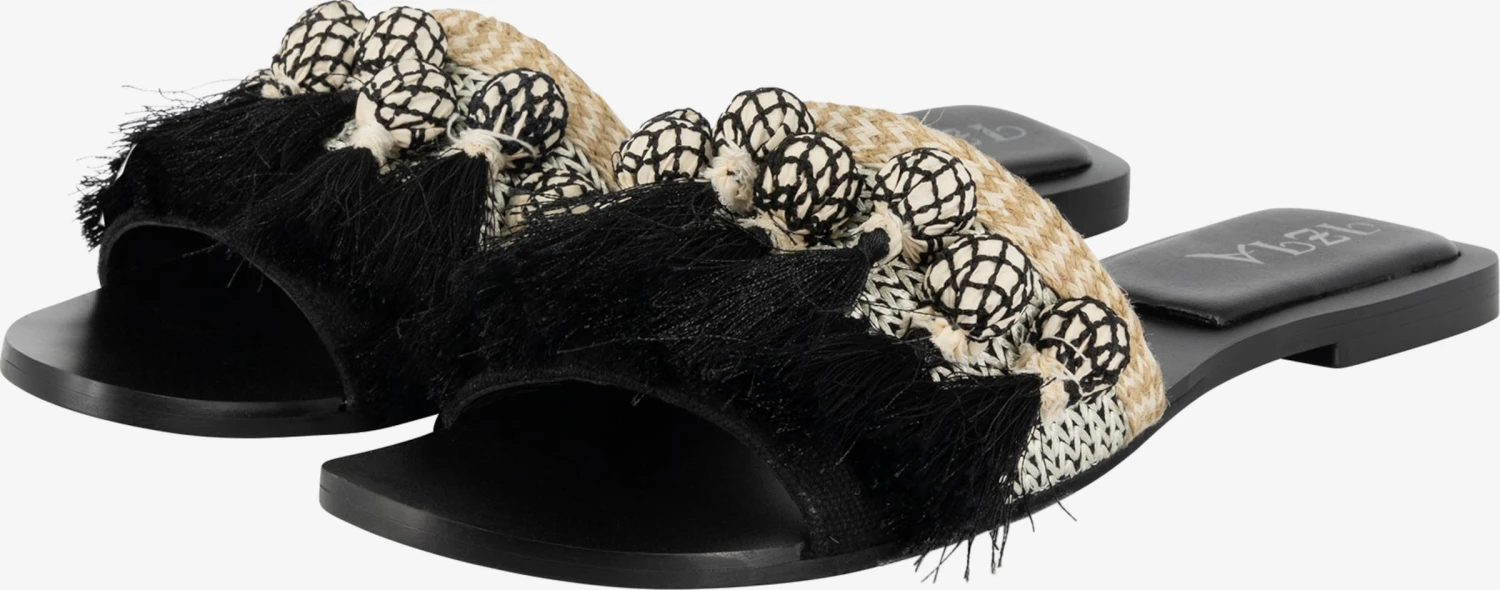 IZIA Klassieke Muiltjes Muiltjes Gaya Dames Zwart 4 IZIA Klassieke Muiltjes Muiltjes Gaya Dames Zwart - Afbeelding 2