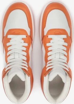 Kazar Studio Hoge Sneakers Sneakers Hoog Dames Oranje / Wit -Hummel Winkel ca7459afe99bdf77c3e0a1da22d69772