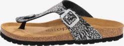 Slippers Teenslipper Kos Dames Zwart / Zilver -Hummel Winkel cc42df73d87ca384120d61eb64db96ce