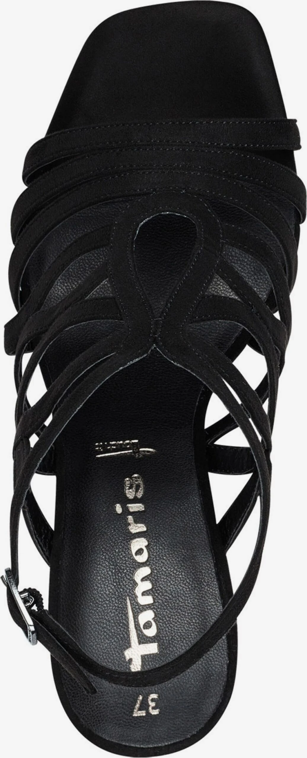 Tamaris Sandalen Met Hak Sandaal Dames Zwart 6 Tamaris Sandalen Met Hak Sandaal Dames Zwart - Afbeelding 4