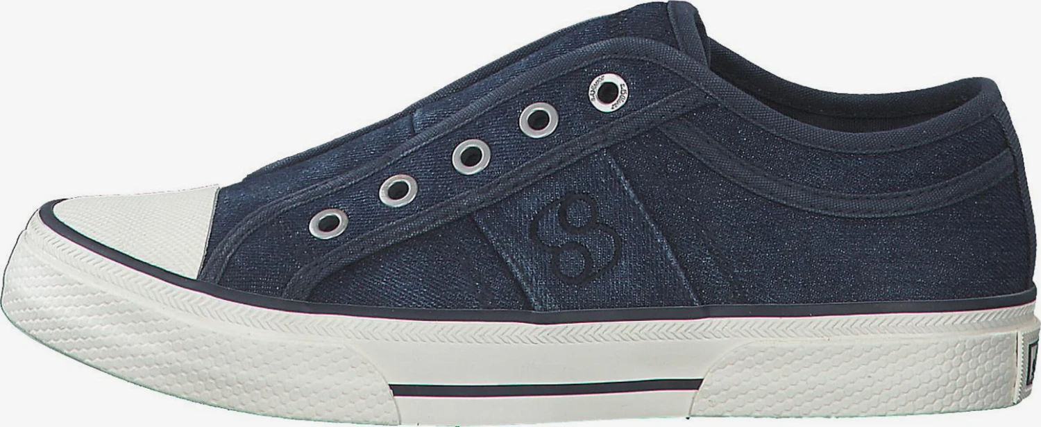 S.Oliver Slip-on Sneakers Slip-on Dames Navy 4 S.Oliver Slip-on Sneakers Slip-on Dames Navy - Afbeelding 2
