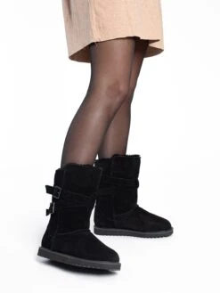 Laarzen Snowboots Dames Zwart -Hummel Winkel ce883caf9152d76e3f6165e938b19394