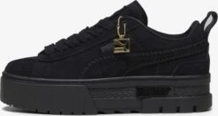 Puma Casual Sneakers Sneakers Laag Mayze Reclaim Suede Dames Zwart