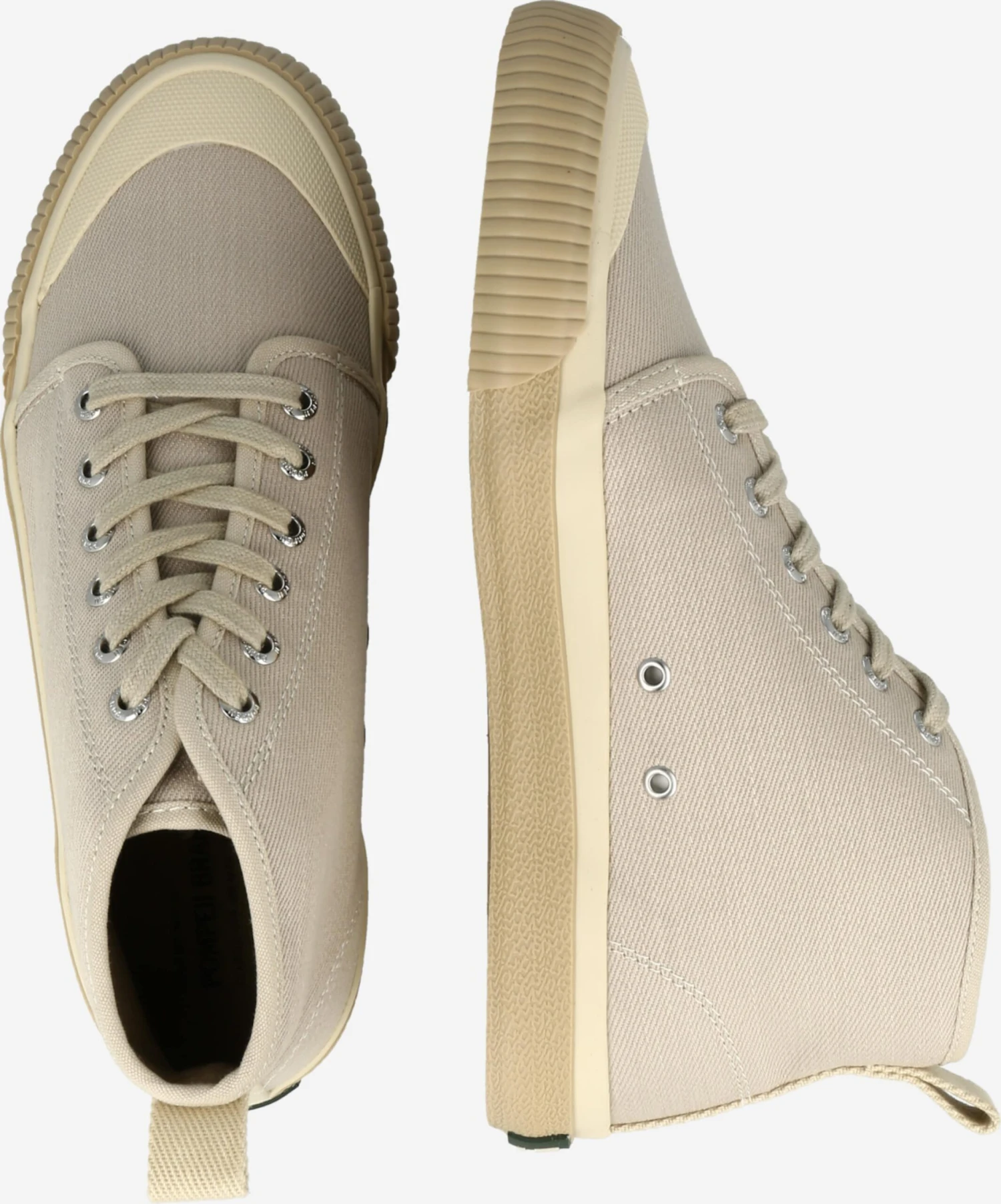 Pompeii Hoge Sneakers Sneakers Hoog KIRAN Heren Lichtbruin 4 Pompeii Hoge Sneakers Sneakers Hoog KIRAN Heren Lichtbruin - Afbeelding 2