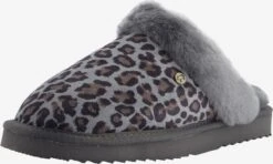 Warmbat Pantoffels Huisschoenen Colie Dames Donkergrijs