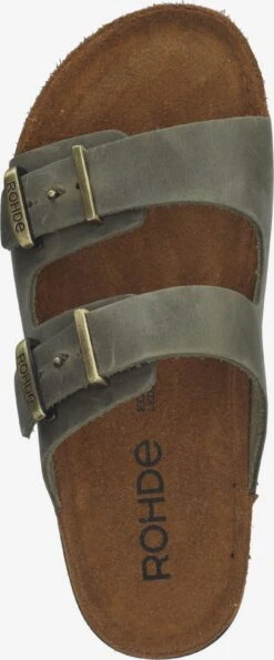 Rohde Pantoffels Huisschoenen Dames Olijfgroen -Hummel Winkel d3d3513a556a66dac8af23da0fa68893