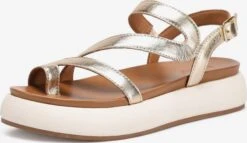 Inuovo Sandalen Met Hak Sandalen Met Riem Dames Goud