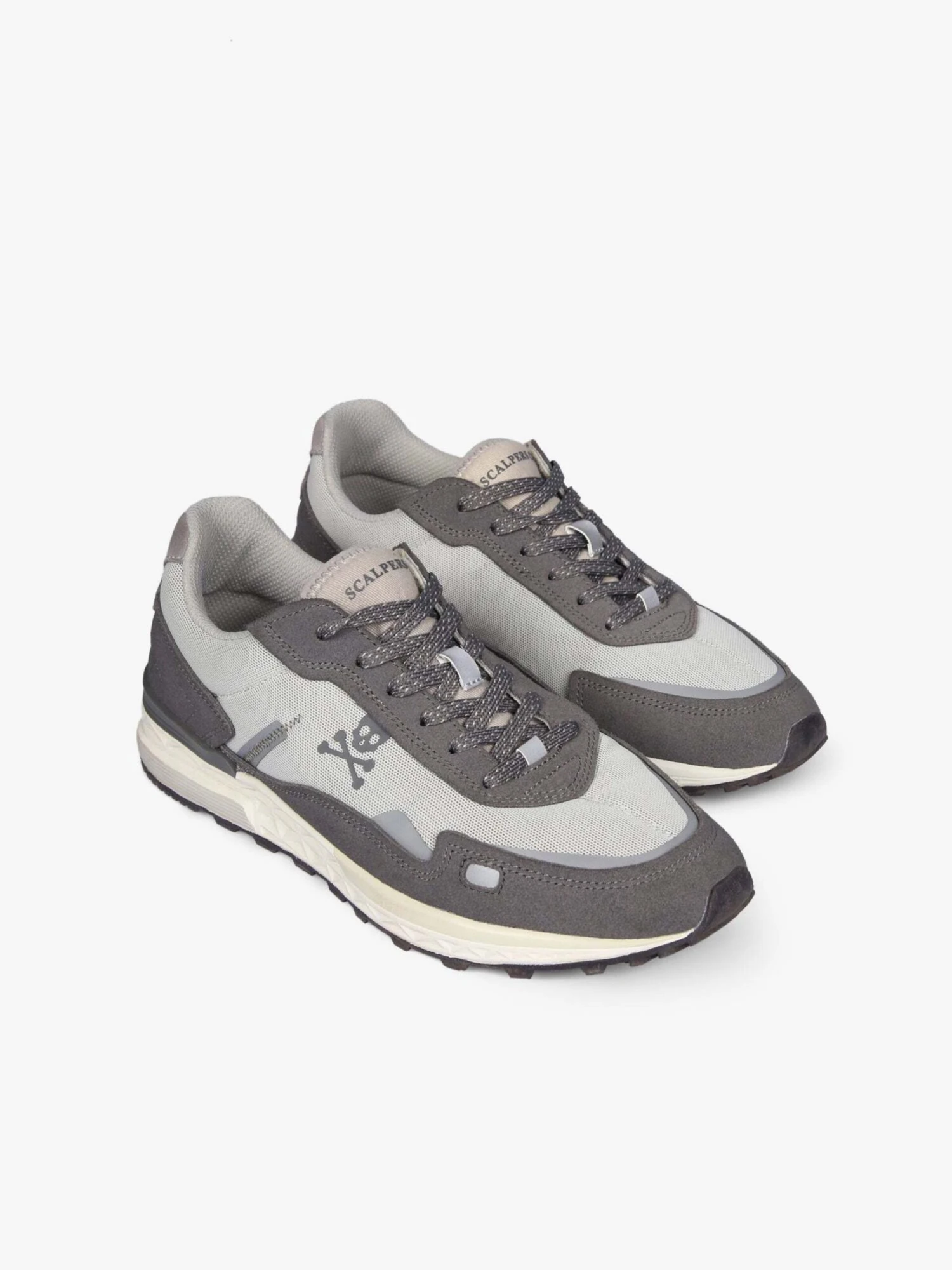 Scalpers Running Sneakers Sneakers Laag Moon Heren Grafiet / Lichtgrijs 5 Scalpers Running Sneakers Sneakers Laag Moon Heren Grafiet / Lichtgrijs - Afbeelding 3