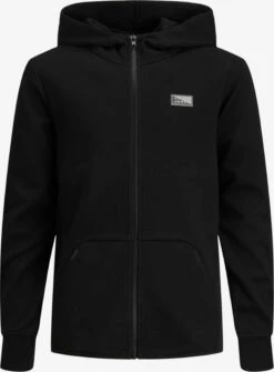 Jack & Jones Junior Sweatwear Sweatvest Kinderen Zwart