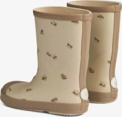 Wheat Rubberlaarzen Regenlaarzen Muddy Mit Druck Kinderen Beige -Hummel Winkel d7d661ad898c221ffc25efe3cbb38405