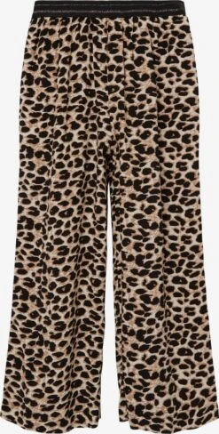 NAME IT Pantalons Wide Leg Broek NAGIRA Kinderen Bruin