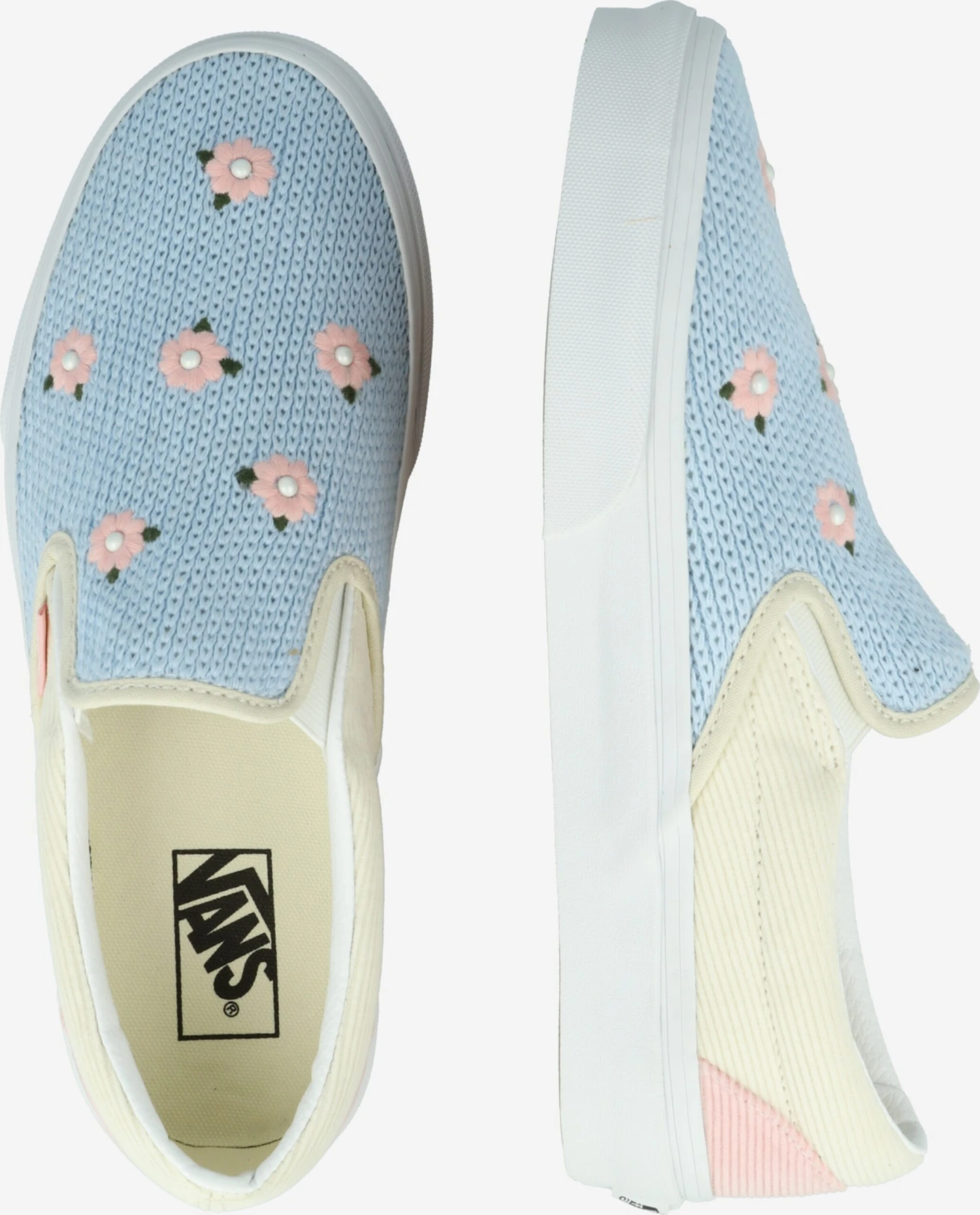 Vans Slip-on Sneakers Slip-ons Dames Pastelblauw 4 Vans Slip-on Sneakers Slip-ons Dames Pastelblauw - Afbeelding 2