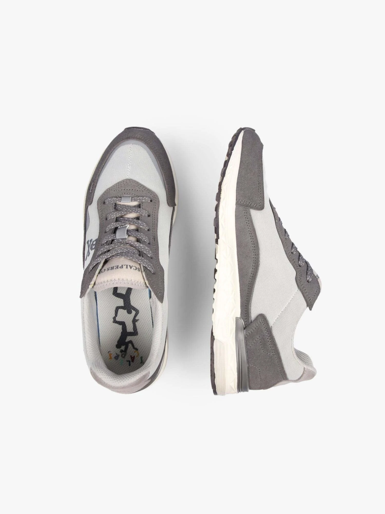 Scalpers Running Sneakers Sneakers Laag Moon Heren Grafiet / Lichtgrijs 8 Scalpers Running Sneakers Sneakers Laag Moon Heren Grafiet / Lichtgrijs - Afbeelding 6