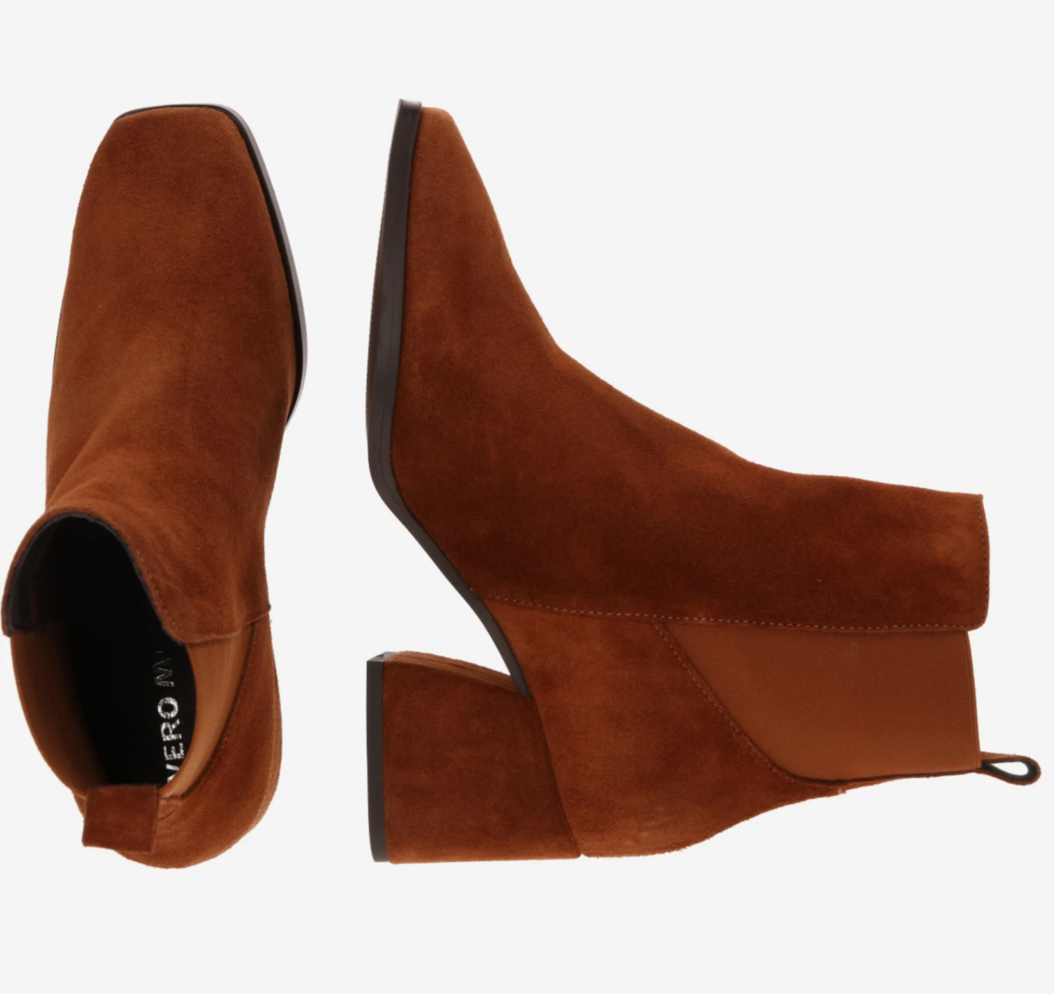 Vero Moda Enkellaarsjes Chelsea Boots ESA Dames Karamel 4 Vero Moda Enkellaarsjes Chelsea Boots ESA Dames Karamel - Afbeelding 2