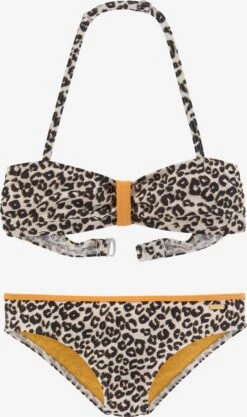 Buffalo Bikinis Bandeau Bikini Kinderen Bruin