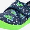 Beck Pantoffels Huisschoenen Robots Kinderen Navy / Lichtblauw