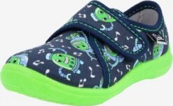 Beck Pantoffels Huisschoenen Robots Kinderen Navy / Lichtblauw