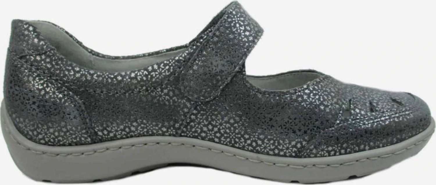 WALDLÄUFER Ballerinas Met Bandjes Ballerina Met Riempjes Dames Antraciet 6 WALDLÄUFER Ballerinas Met Bandjes Ballerina Met Riempjes Dames Antraciet - Afbeelding 4