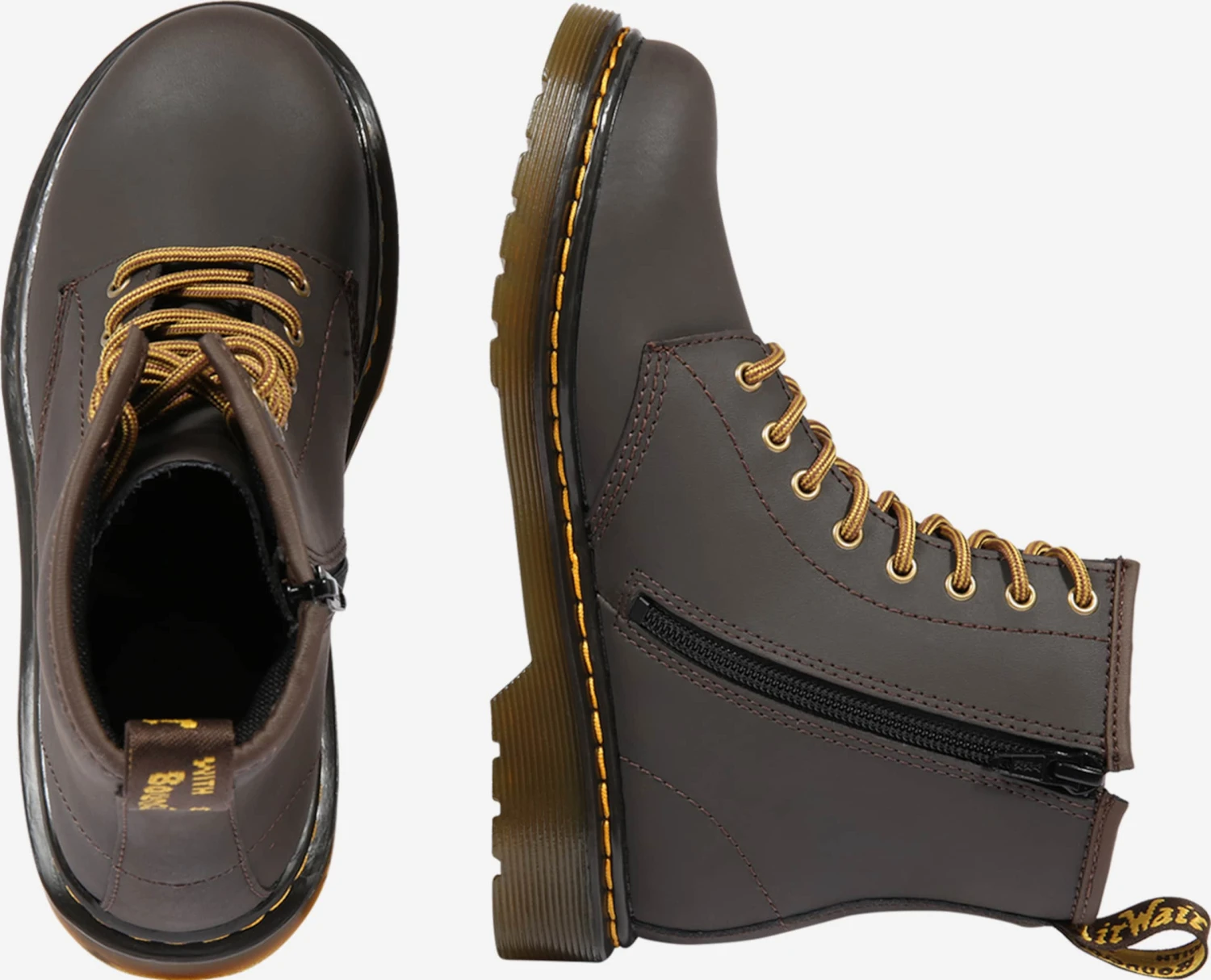 Dr. Martens Schoenen Laarzen Kinderen Donkerbruin 4 Dr. Martens Schoenen Laarzen Kinderen Donkerbruin - Afbeelding 2