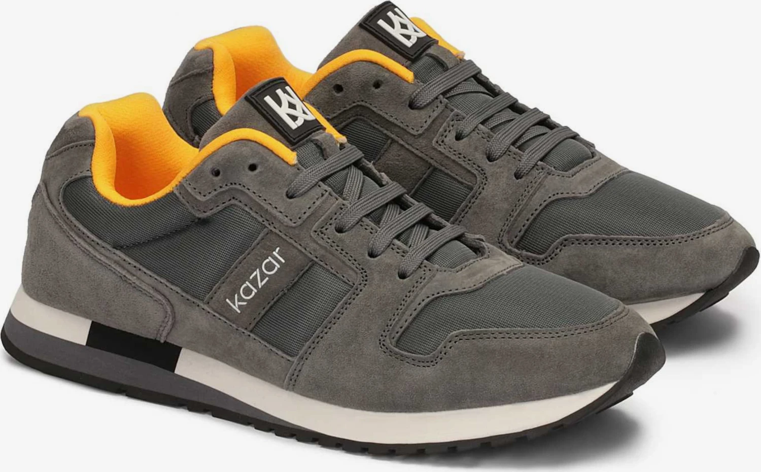 Kazar Casual Sneakers Sneakers Laag Dames Antraciet 5 Kazar Casual Sneakers Sneakers Laag Dames Antraciet - Afbeelding 3