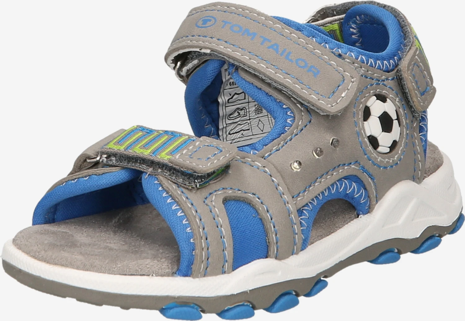 Tom Tailor Sandalen Open Schoenen Kinderen Blauw / Grijs 3 Tom Tailor Sandalen Open Schoenen Kinderen Blauw / Grijs
