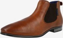 Bugatti Enkelboots Chelsea Boots Heren Kastanjebruin / Chocoladebruin