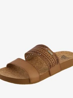 Reef Badslippers Strand-/badschoen Cushion Vista Perf Dames Karamel -Hummel Winkel e340b03266c57eedd9d1d4e28cc1a8b2