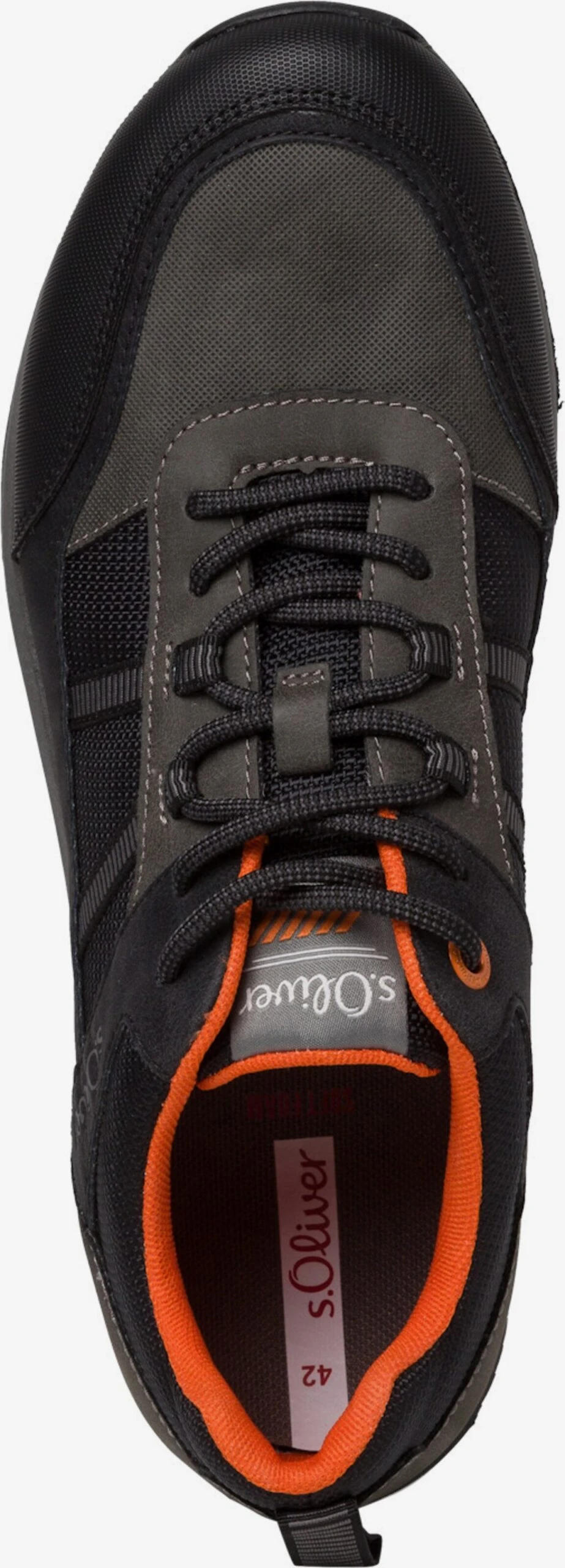 S.Oliver Fashion Sneakers Sneakers Laag Heren Zwart 4 S.Oliver Fashion Sneakers Sneakers Laag Heren Zwart - Afbeelding 2