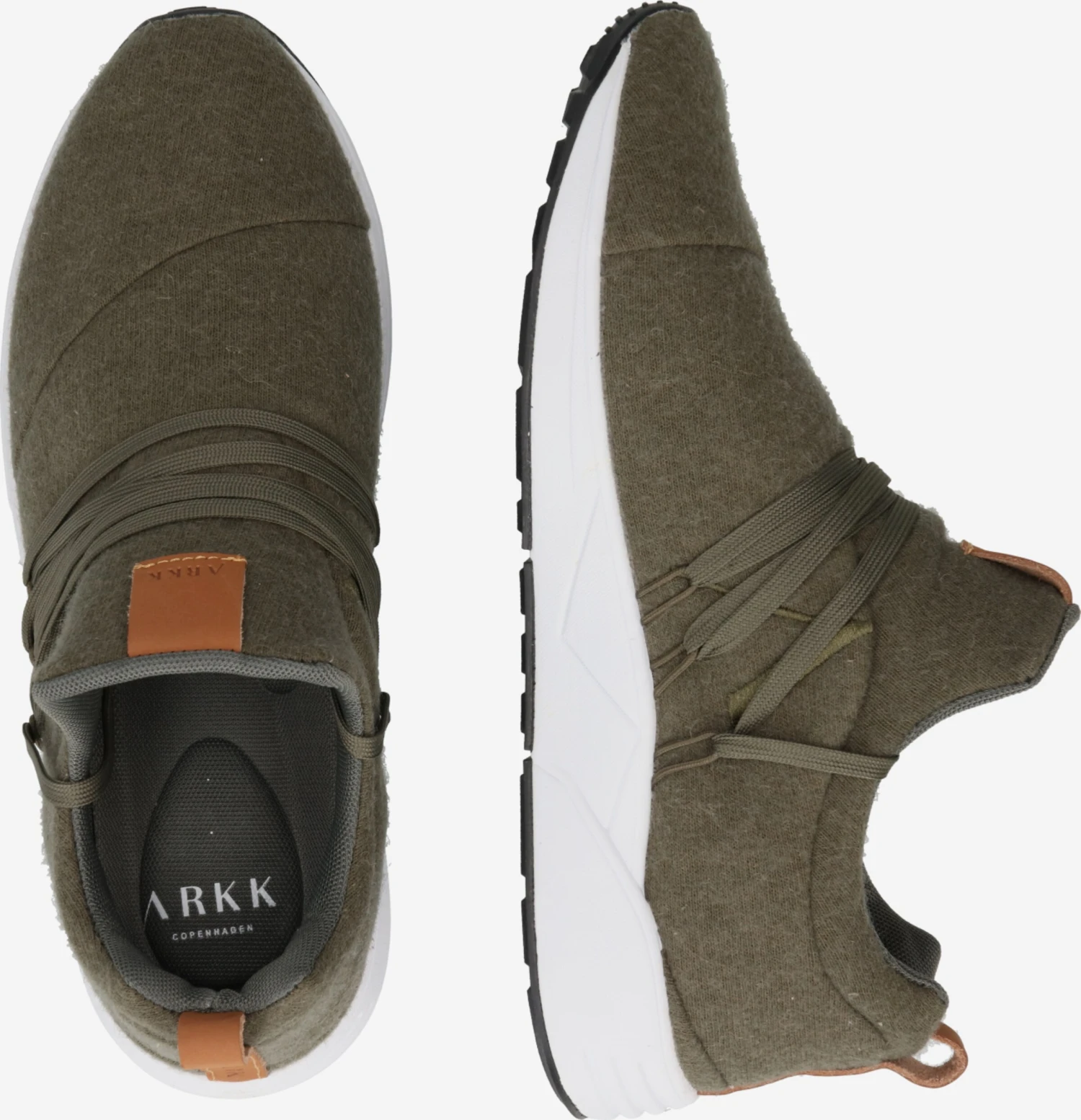 ARKK Copenhagen Slip-on Sneakers Slip-ons Raven Heren Bruin / Cognac 4 ARKK Copenhagen Slip-on Sneakers Slip-ons Raven Heren Bruin / Cognac - Afbeelding 2