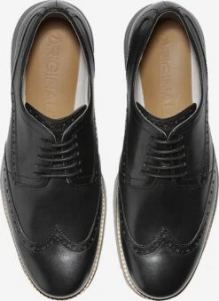 Cole Haan Nette Schoenen Veterschoen ØriginalGrand Wingtip Oxford Heren Zwart -Hummel Winkel e5d4990709660a835ae119f61b48f36d