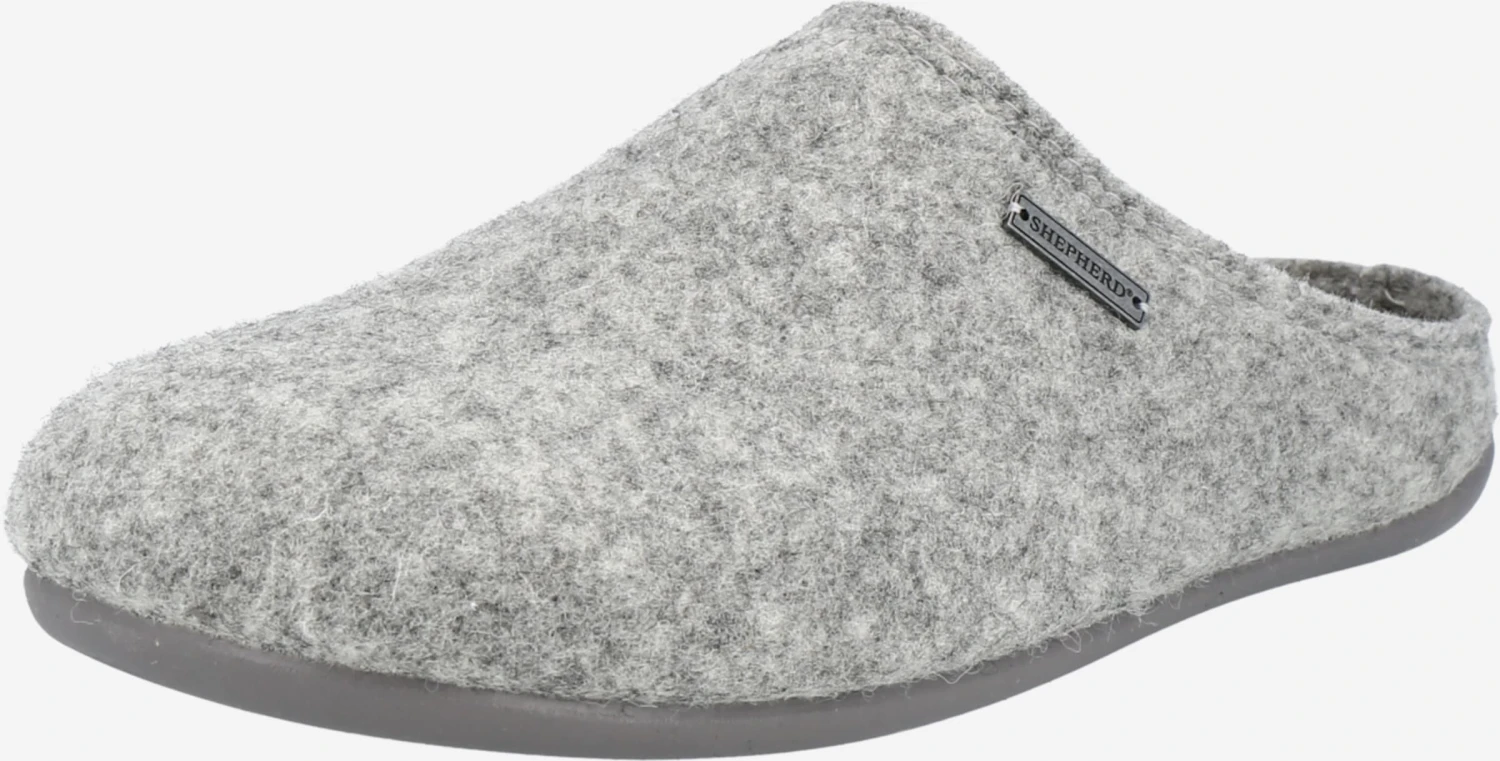 Shepherd Pantoffels Huisschoen JON Heren Grijs Gemêleerd 3 Shepherd Pantoffels Huisschoen JON Heren Grijs Gemêleerd