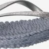 ILSE JACOBSEN Slippers Teenslipper Cheerful Dames Zilver