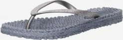 ILSE JACOBSEN Slippers Teenslipper Cheerful Dames Zilver
