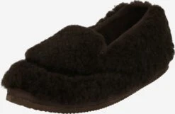 Shepherd Pantoffels Huisschoenen INES Dames Donkerbruin