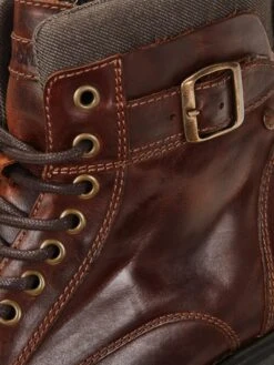 Jack & Jones Boots & Laarzen Veterboots Albany Heren Roestbruin -Hummel Winkel e95d03816e44f3a9c5d1c7cb29449eee