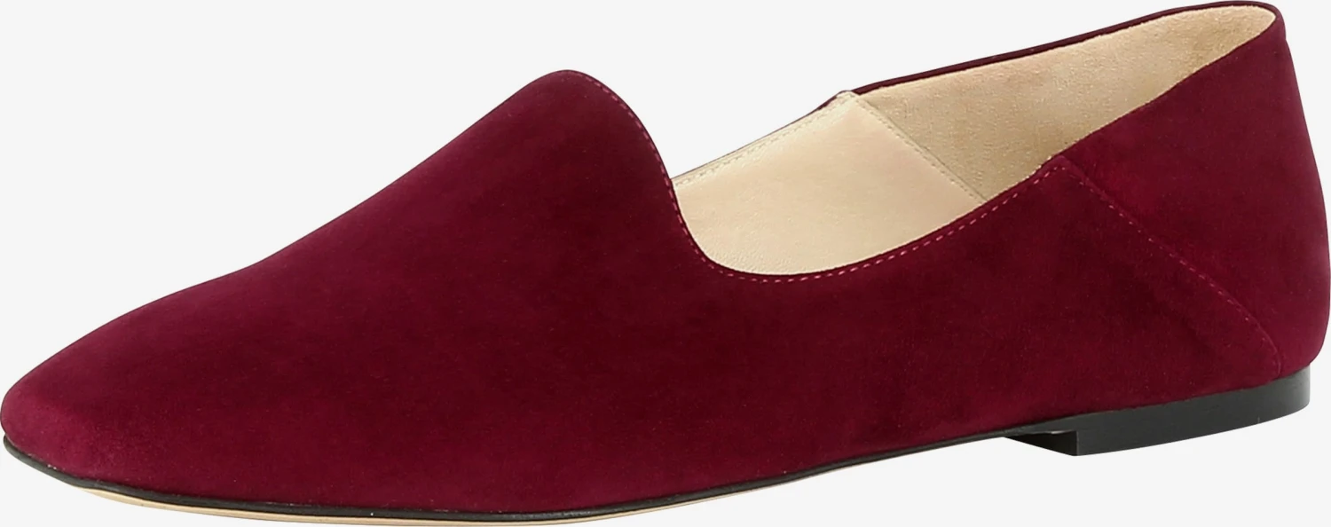 Loafers Instappers ASIA Dames Donkerrood 3 Loafers Instappers ASIA Dames Donkerrood