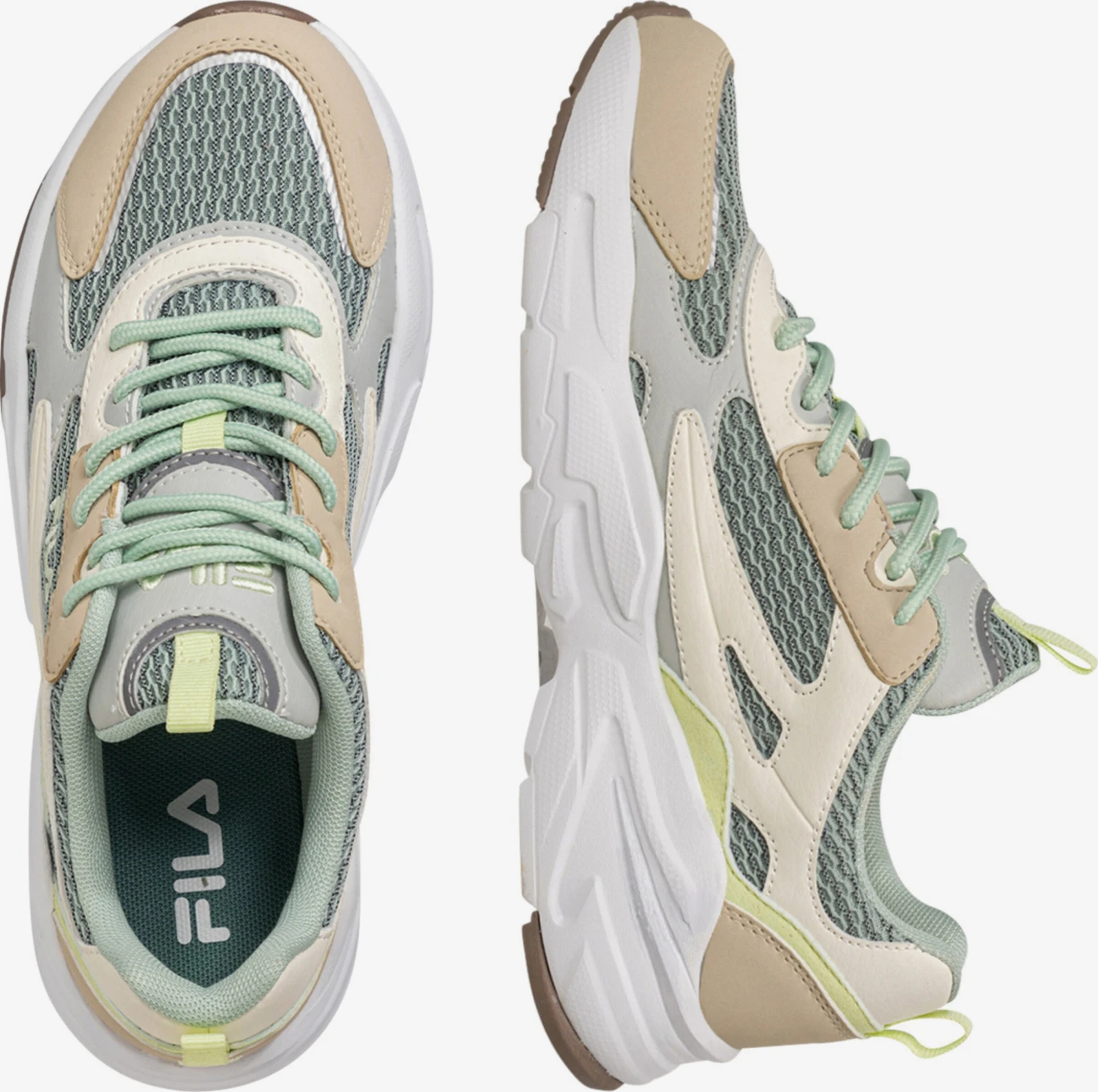 Fila Running Sneakers Sneakers Laag NOVARRA Dames Smaragd / Lichtgroen 4 Fila Running Sneakers Sneakers Laag NOVARRA Dames Smaragd / Lichtgroen - Afbeelding 2