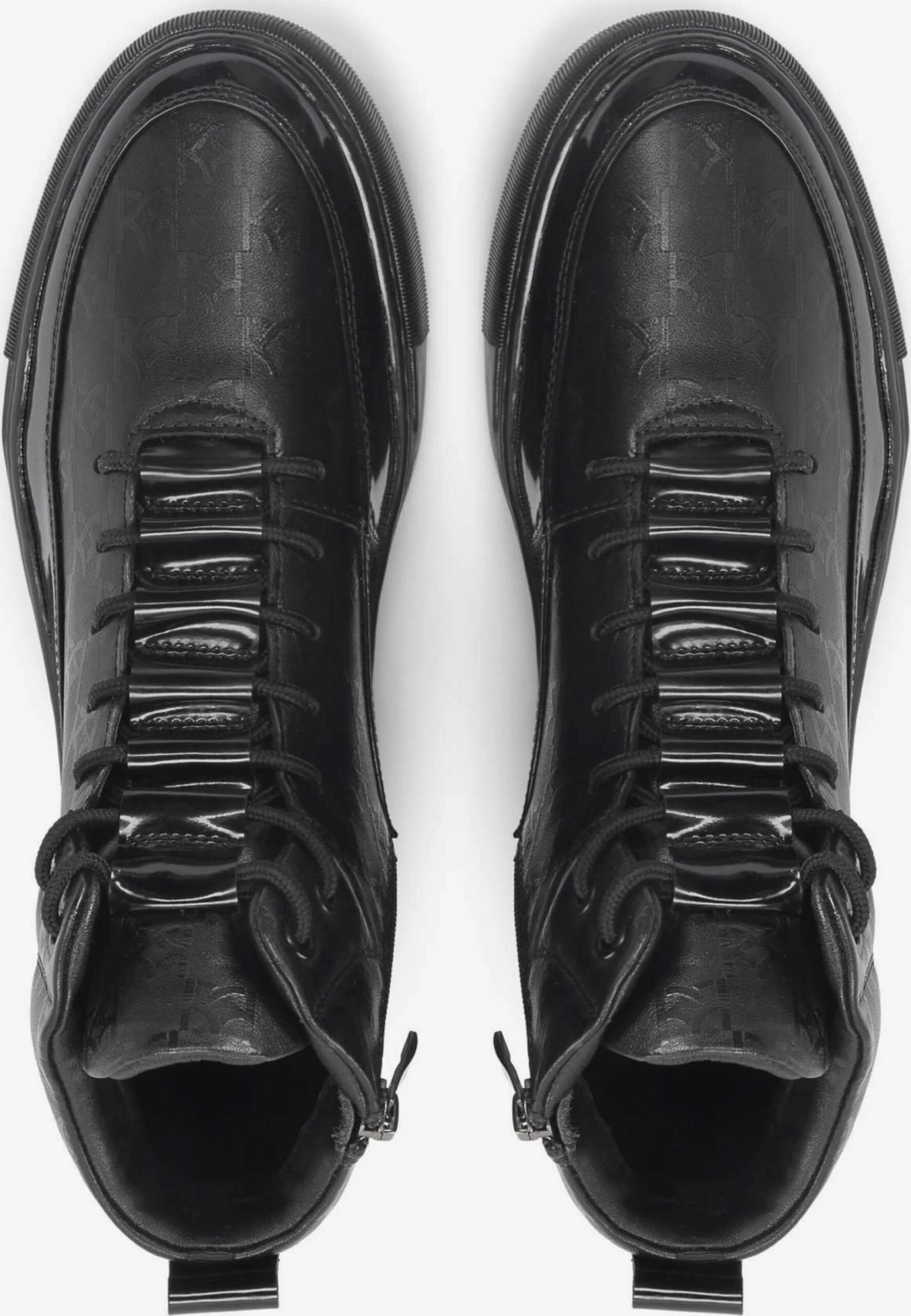 Kazar Hoge Sneakers Sneakers Hoog Heren Zwart 6 Kazar Hoge Sneakers Sneakers Hoog Heren Zwart - Afbeelding 4