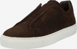 Hackett London Slip-on Sneakers Slip-ons Heren Chocoladebruin