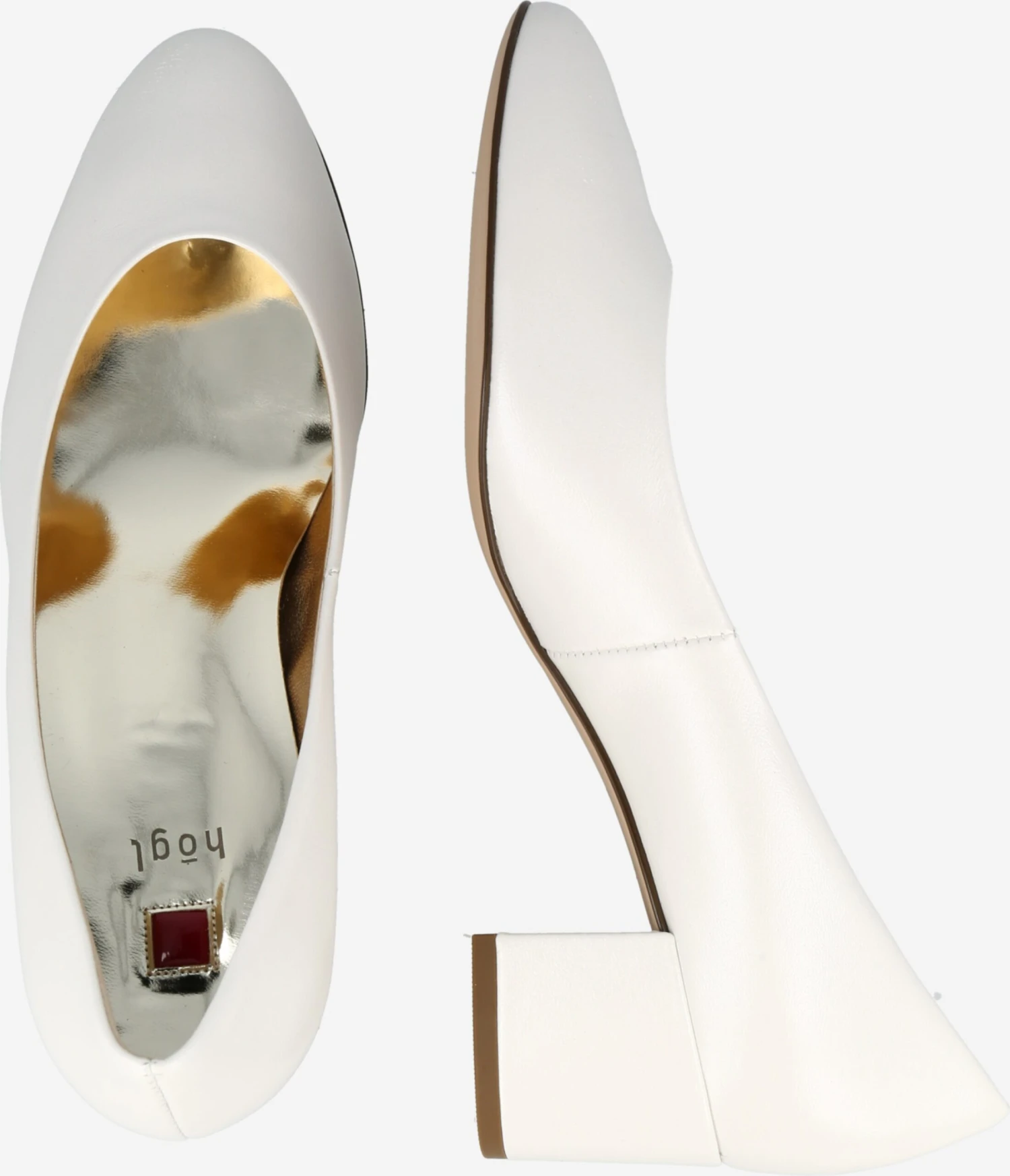 HÖGL Klassieke Pumps Pumps Dames Wit 4 HÖGL Klassieke Pumps Pumps Dames Wit - Afbeelding 2