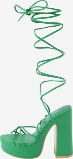 NASTY GAL Sandalen Met Hak Sandaal Dames Groen -Hummel Winkel efe19f7f19b489048e97a461db5e7cff