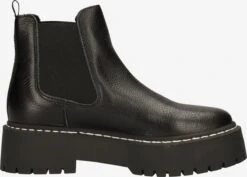 Steve Madden Enkellaarsjes Chelsea Boots VEERLY Dames Zwart -Hummel Winkel f08c9864432896417f4dd86d45254cc4