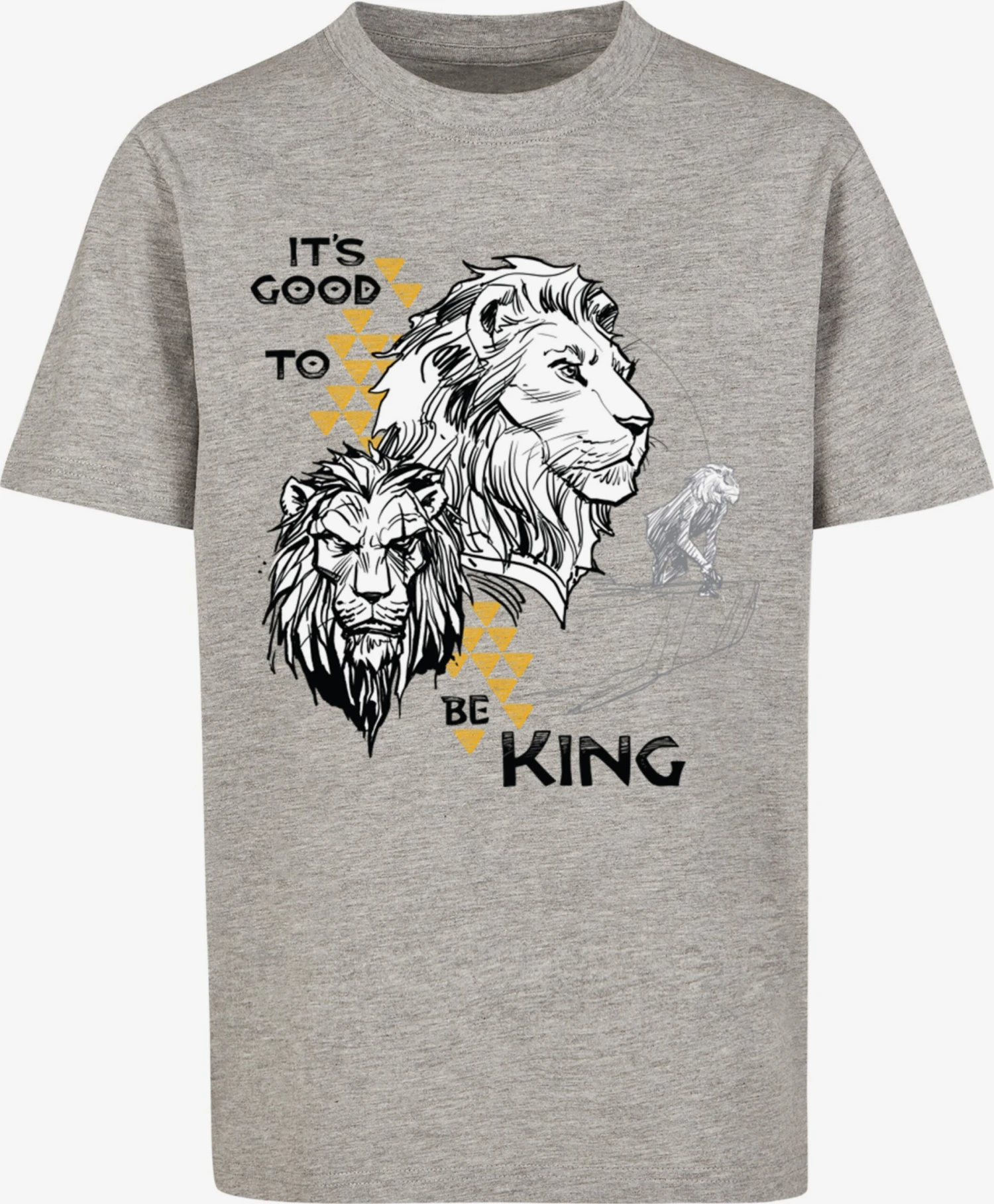 F4NT4STIC T-shirts Shirt Disney König Der Löwen Movie Its Good To Be King Kinderen Grijs 3 F4NT4STIC T-shirts Shirt Disney König Der Löwen Movie Its Good To Be King Kinderen Grijs
