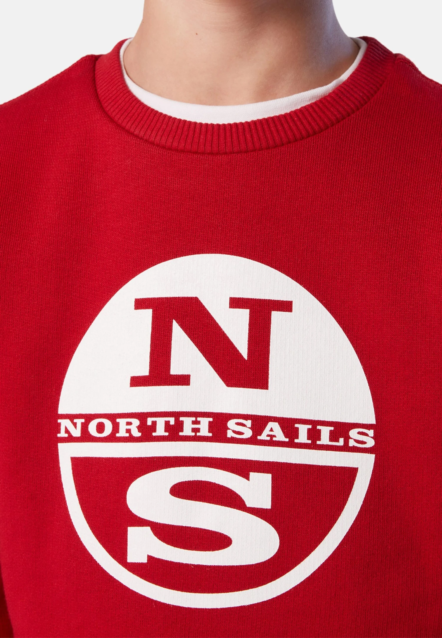 North Sails Sweatwear Sweatshirt Kinderen Rood 6 North Sails Sweatwear Sweatshirt Kinderen Rood - Afbeelding 4