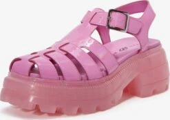 Sandalen Met Hak Sandaal THE GELI COMBAT FISHERMAN Dames Pink