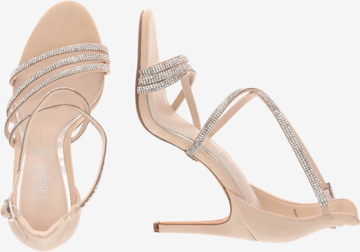 Buffalo Sandalen Met Hak Sandalen Met Riem Makai Dames Beige 4 Buffalo Sandalen Met Hak Sandalen Met Riem Makai Dames Beige - Afbeelding 2