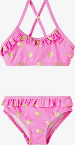 NAME IT Zwemkleding Bustier Bikini Zuma Kinderen Pink