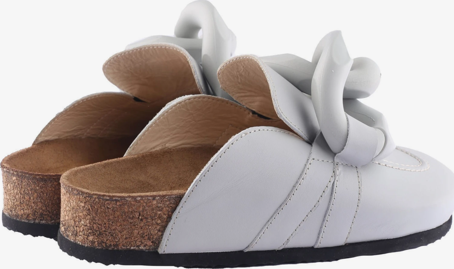 Sandalen Met Hak Muiltjes Obasere Dames Lichtgrijs 4 Sandalen Met Hak Muiltjes Obasere Dames Lichtgrijs - Afbeelding 2